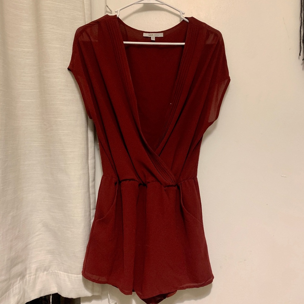 Deep V Romper - image 1